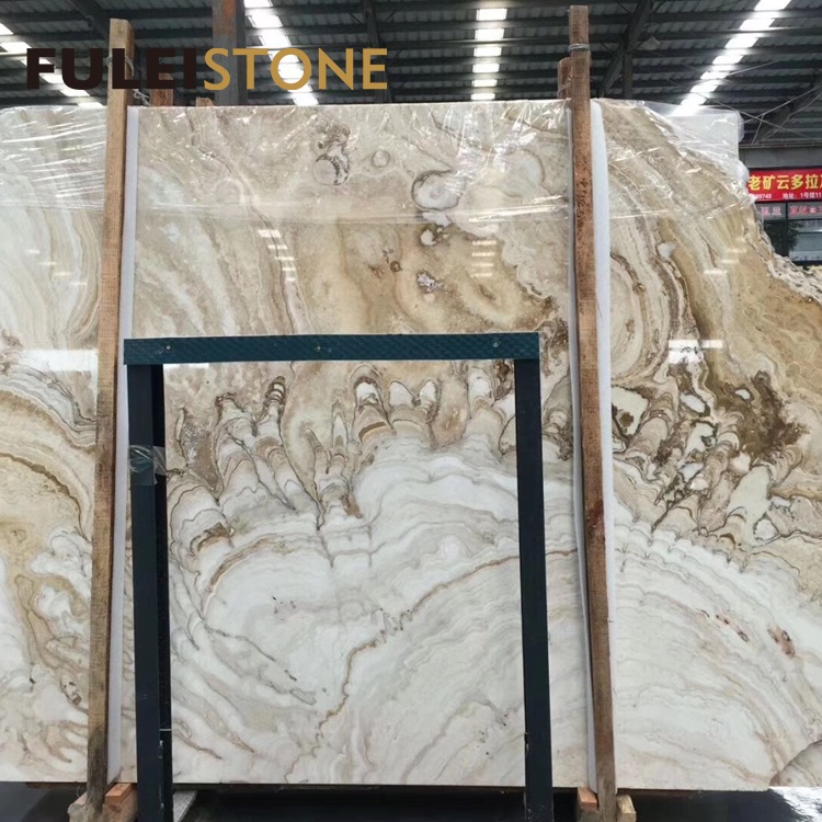 Polished of wooden onyx  Marble for wall and floor