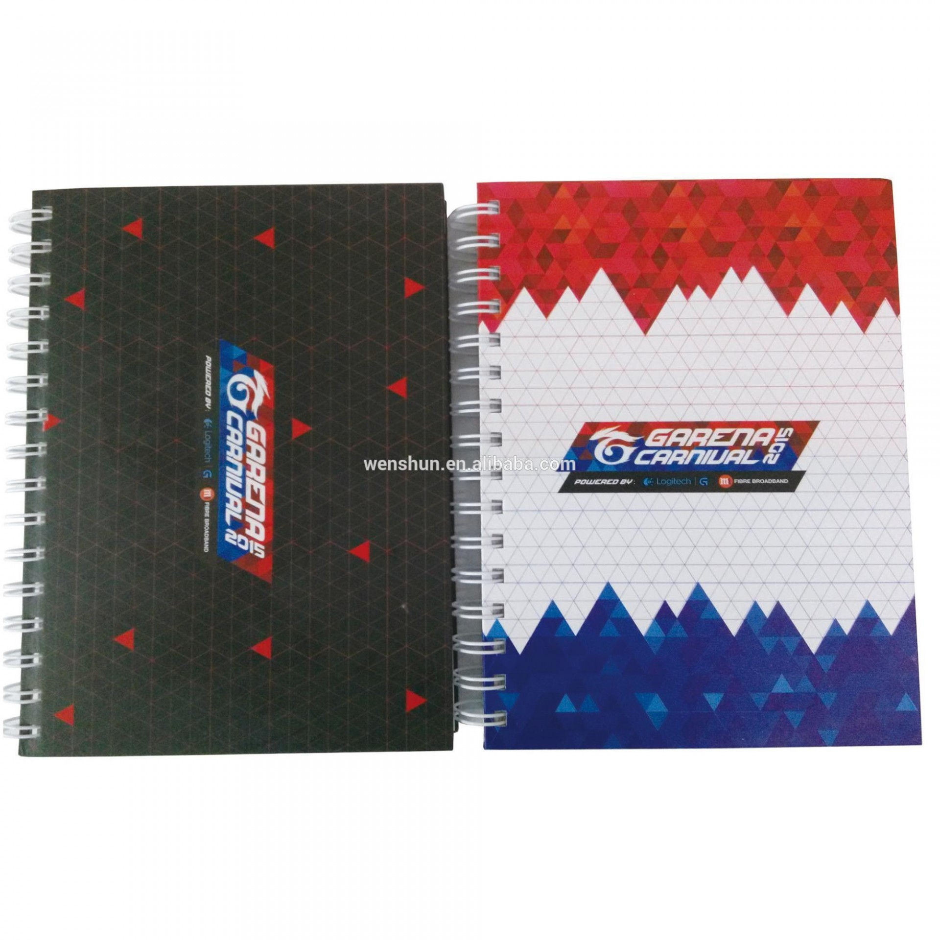 Wholesale 4 Color Printing 5x7 Spiral Hardcover Sublimation Notebook