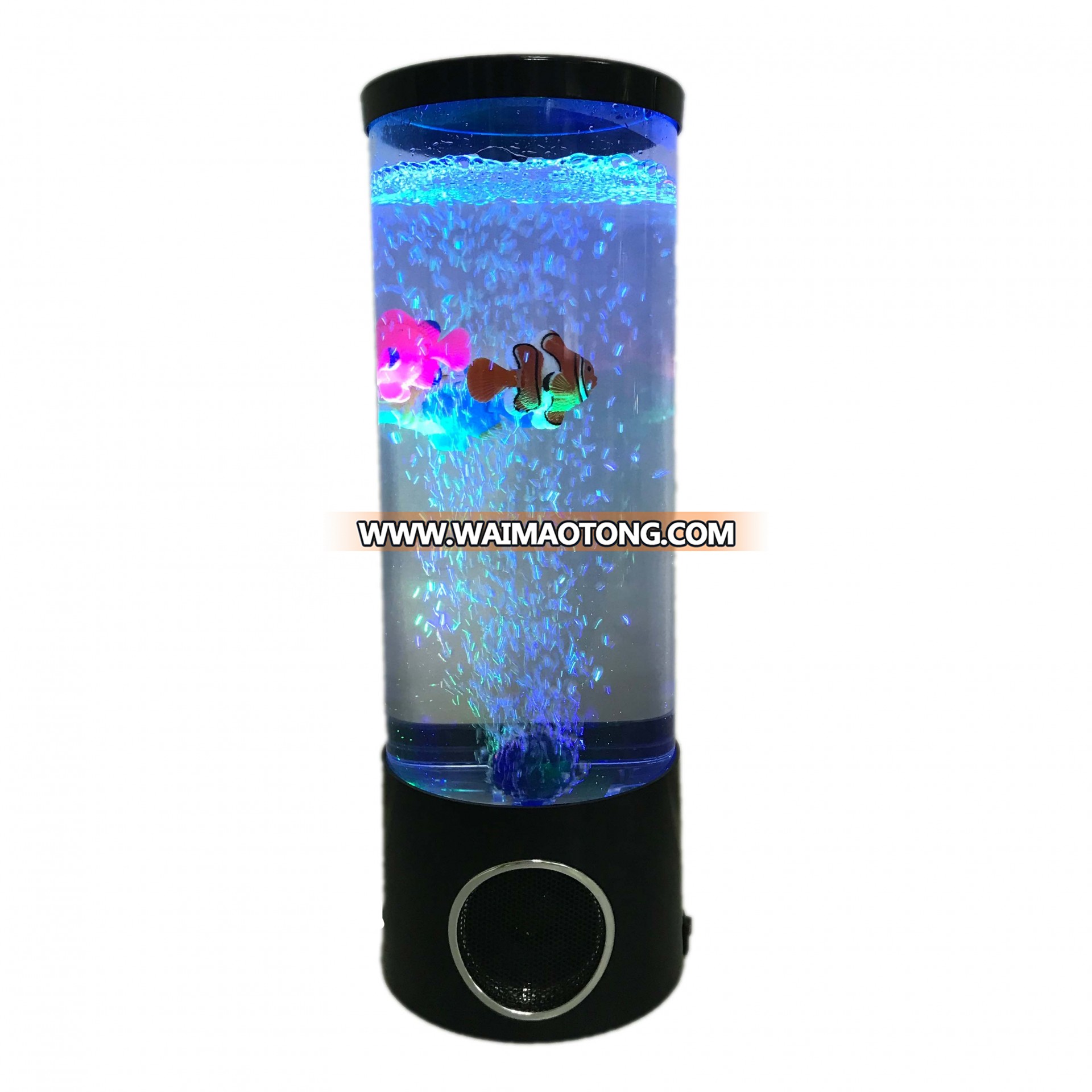 11" LED COLOR CHANGING JELLYFISH BLUETOOTH SPEAKER LAMP