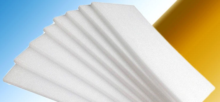 Custom high density white color EPE foam cushion sheet