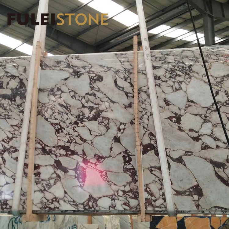 Italian Natural Polished Slab Calacatta Viola Good for Tiles,Wall and Countertop