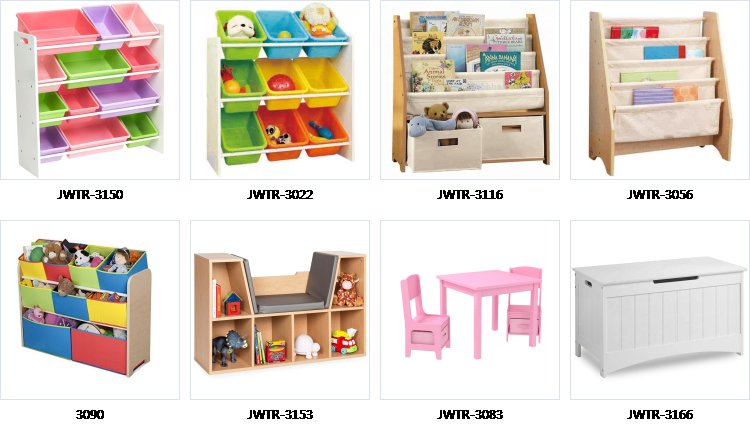 Moveable wooden toy storage box wholesale