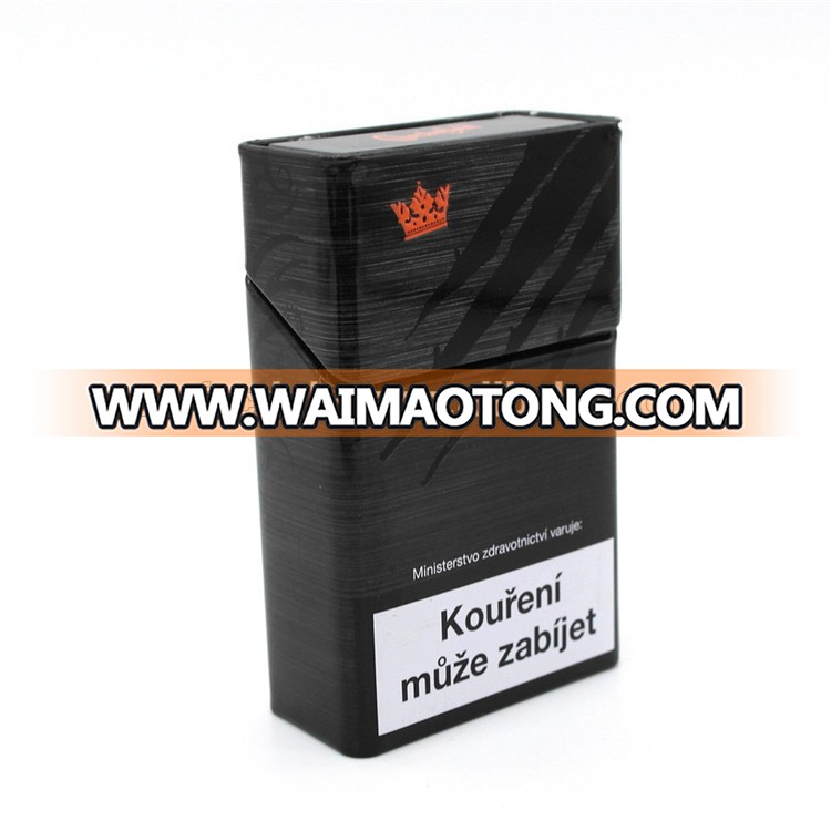 custom logo printed cigarette pack tin box/tin cigarette case