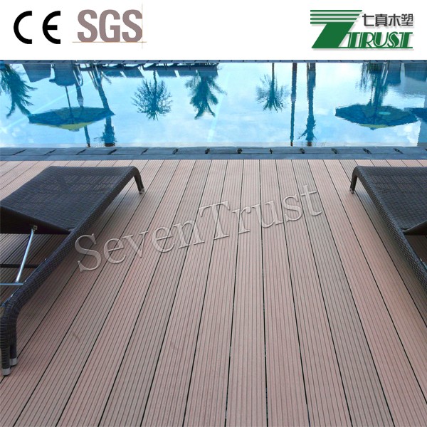 Outdoor WPC co-extrusion decking