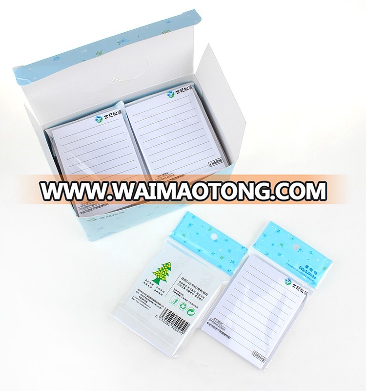 3*4 inches stationery sticky note with line for school and office