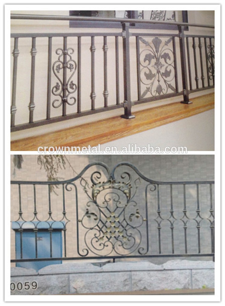 Cast balcony guardrail decorative pieces