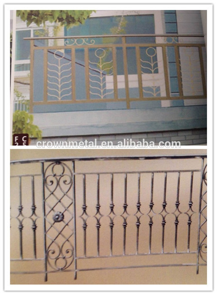 Cast balcony guardrail decorative pieces