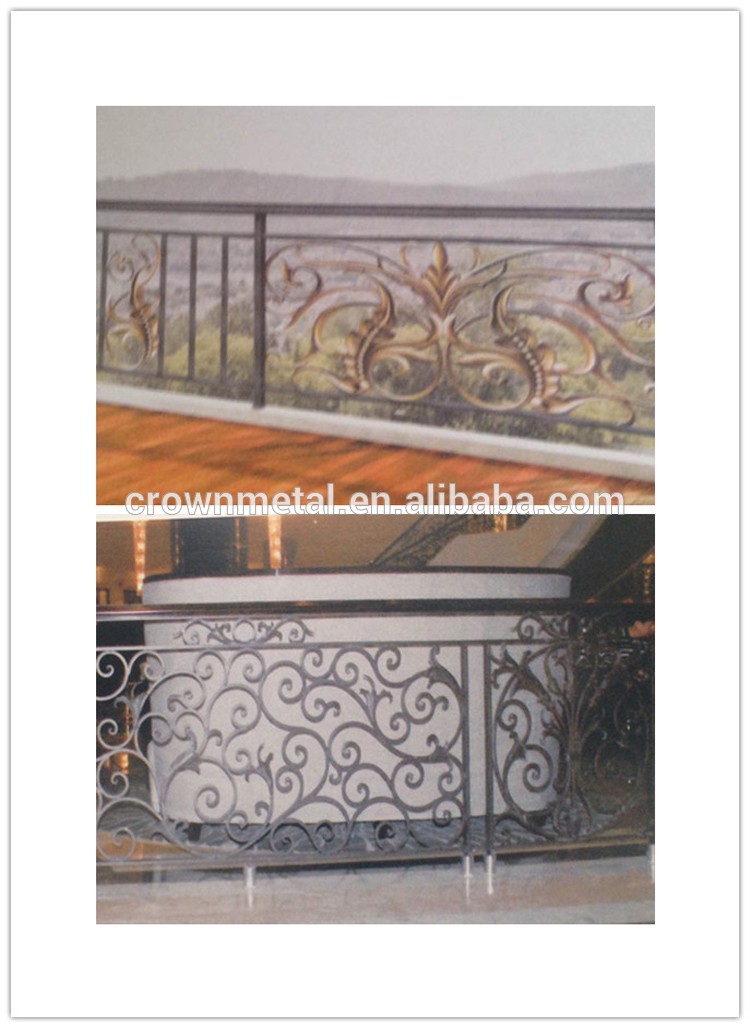 Cast balcony guardrail decorative pieces