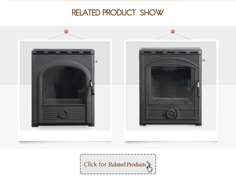 Factory Direct Selling cast iron wood fireplace insert hearth type indoor furniture wood fireplace GR357i