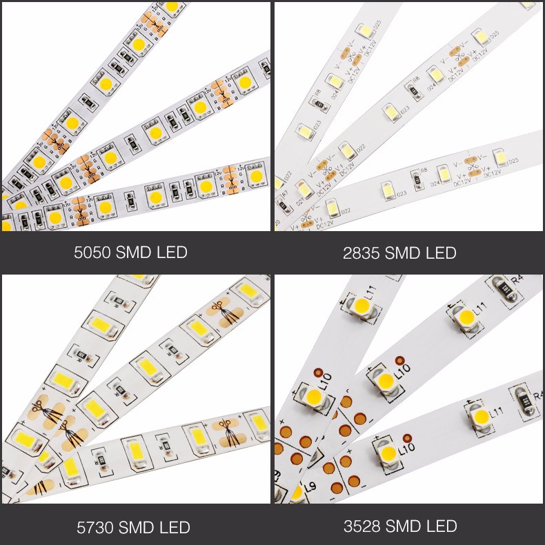 High Quality SMD5730 White DC12V 60leds/m IP68 christmas light outdoor