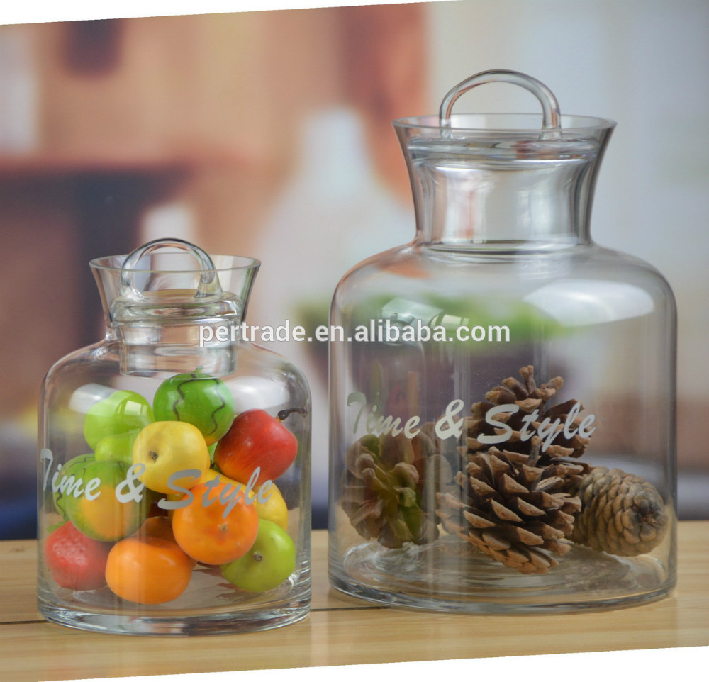 clear glass jar glass jar with lid hot sale glass jar