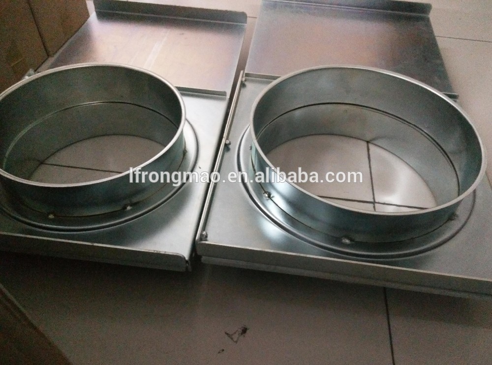 Galvanized manual sliding dampers