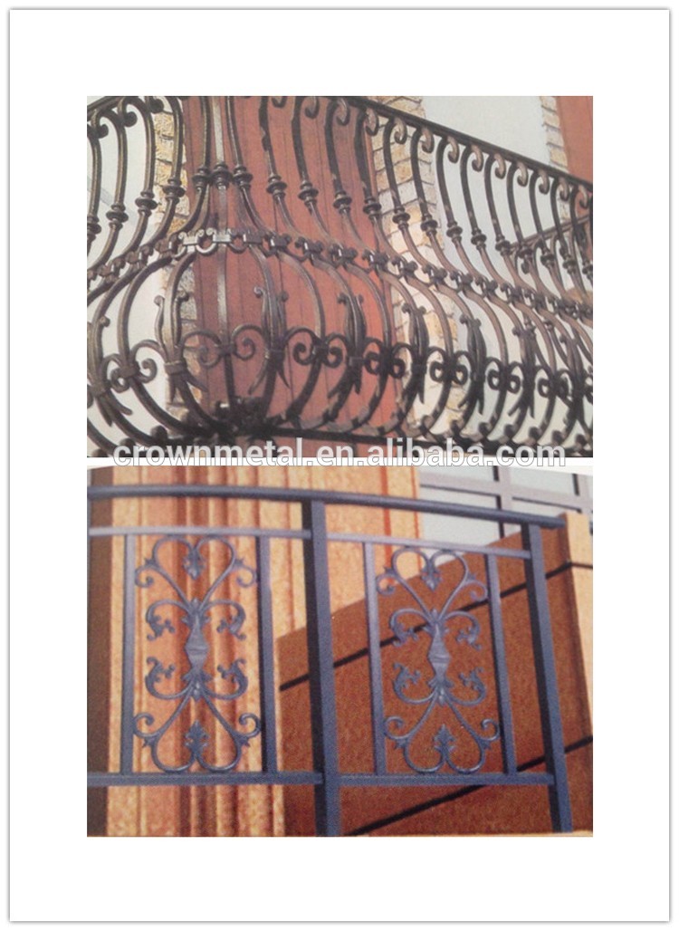 Cast balcony guardrail decorative pieces