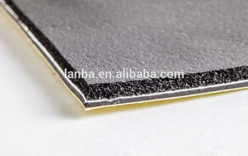 Multi layers combine foam and butyl car sound dampening material