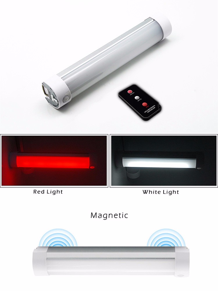 UYLED Magnetic Mount Rechargeable Light LED Remote Control Emergency Lamp for Camping