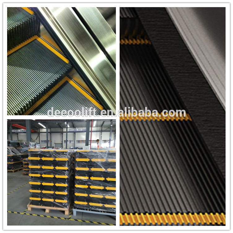 outside outdoor aluminium material step escalator