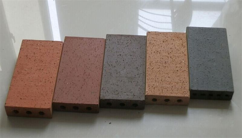 Light weight grey road clay bricks with wire cut face