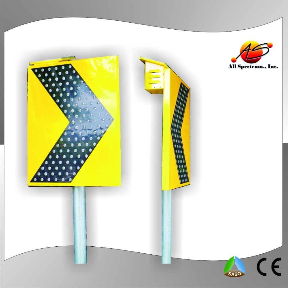 vietnam philippine solar power chevron flashing sign board led traffic lights