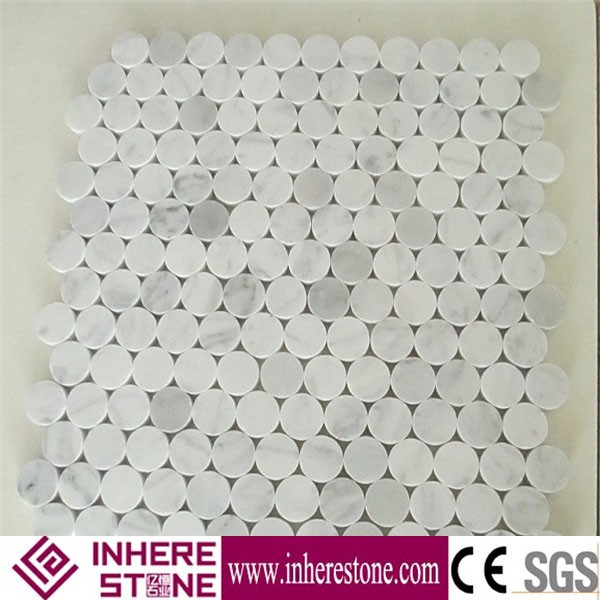 white carrara marble slab for white marble mosaic tile