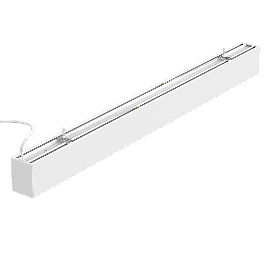 led linear hanging light, single/continuous sl10075 linear light 40 50w with premium aluminum profile