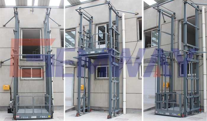 Cheap good outdoor building lift elevator for cargo lifting