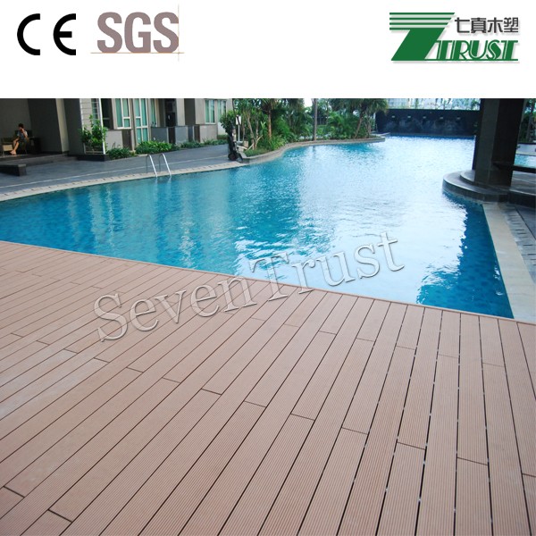 Outdoor WPC co-extrusion decking