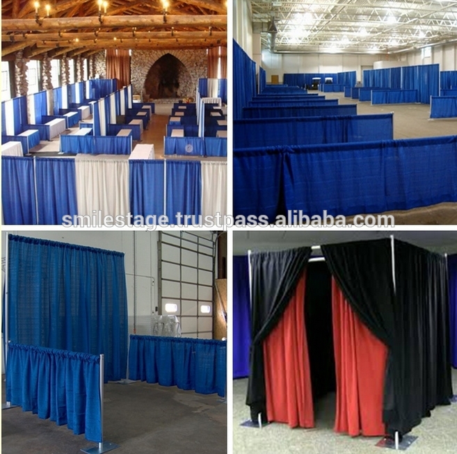 RK trade show displays pipe and drape booth wholesale pipe drape