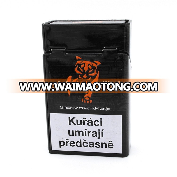 custom logo printed cigarette pack tin box/tin cigarette case