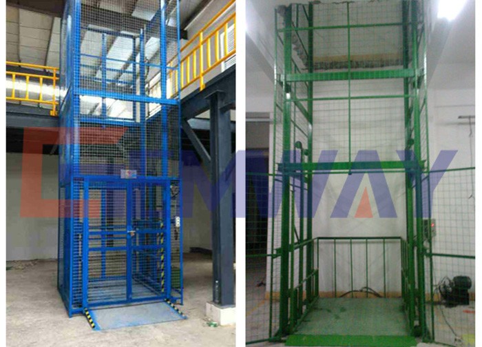 Wall  Mounted Good lift Platform Height to Raise 3 to 4 Meters Maximum Capacity 1T to 2T