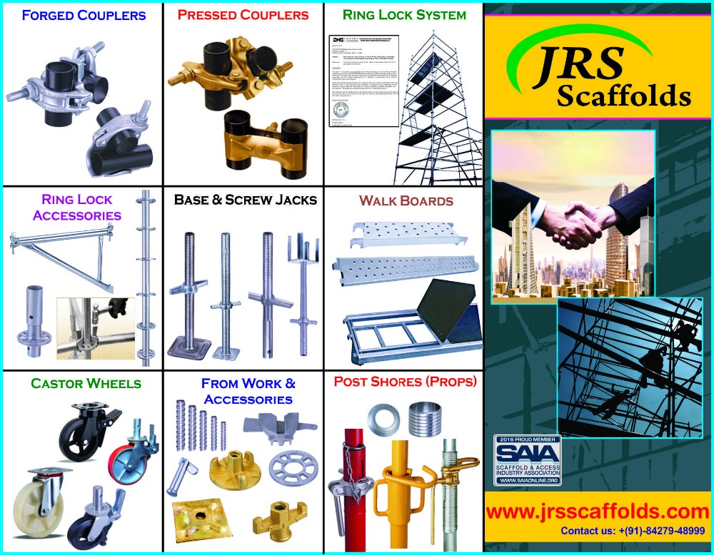 Construction Steel Ringlock Board Bracket Scaffolding System with Spring Loaded Bracket