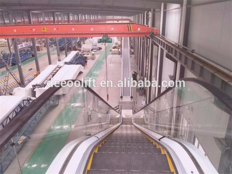 outside outdoor aluminium material step escalator