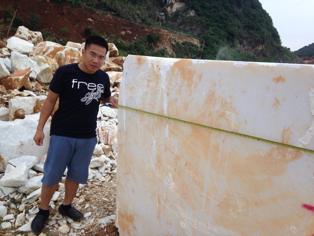 High Quality White Marble Block: Super White, No Vein, No Line, Vietnam White Marble Blocks