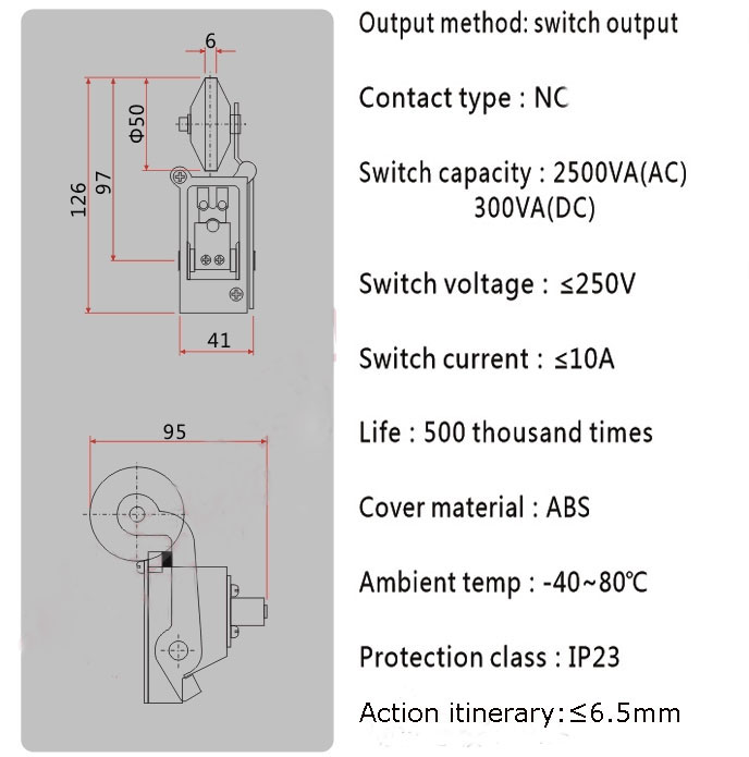 Elevator limit switch Competitive Price Limit Switches For Elevators / Electric Door Switches