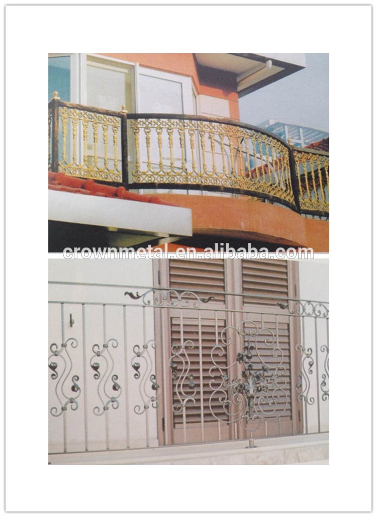 Cast balcony guardrail decorative pieces