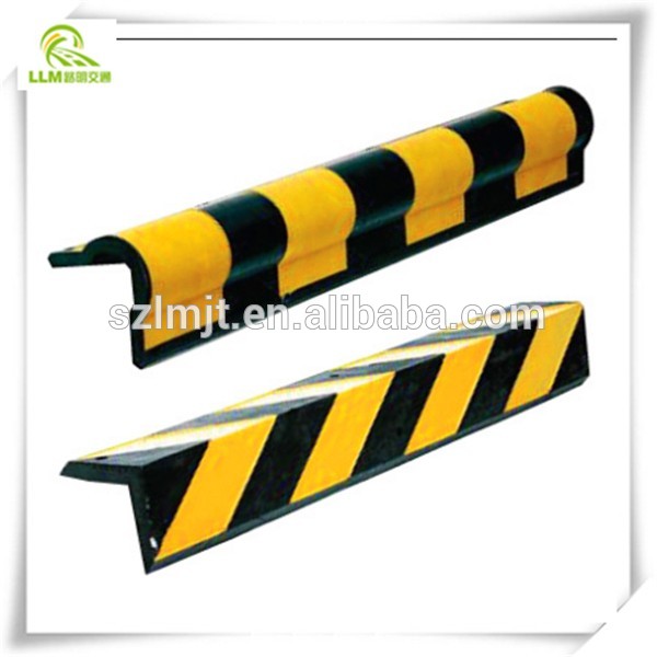 Hot sale parking lot reflective corner protector rubber corner guard