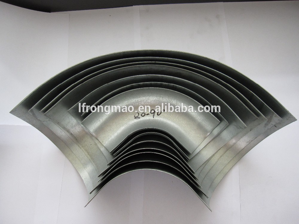 Galvanized pressed bend/ elbow halves