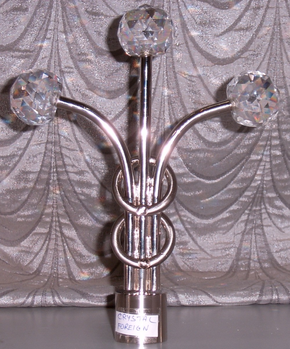 Glass Curtain Finials