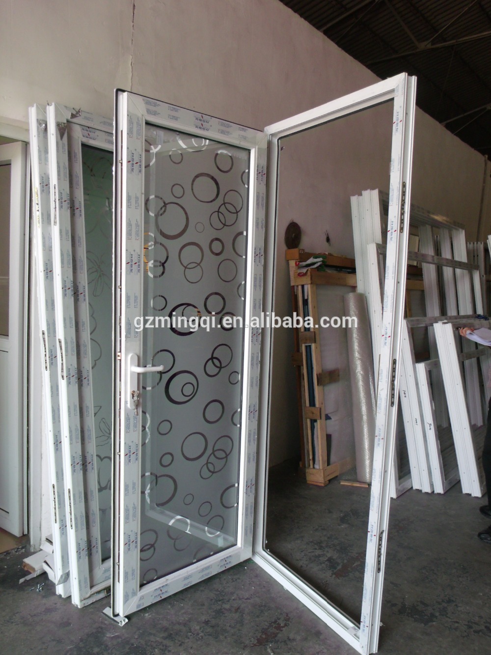 Good price house glass windows doors pvc