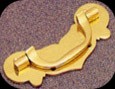 Brass Cabinet D Pull Handle