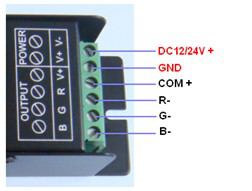 LED DMX512 Decoder, RGB Led DMXController,DIP switch led dmx decoder, 6A*3CH,CE,RoHS,