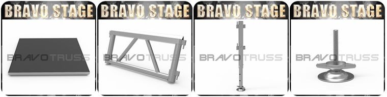 Bravo Econo Aluminum Stage