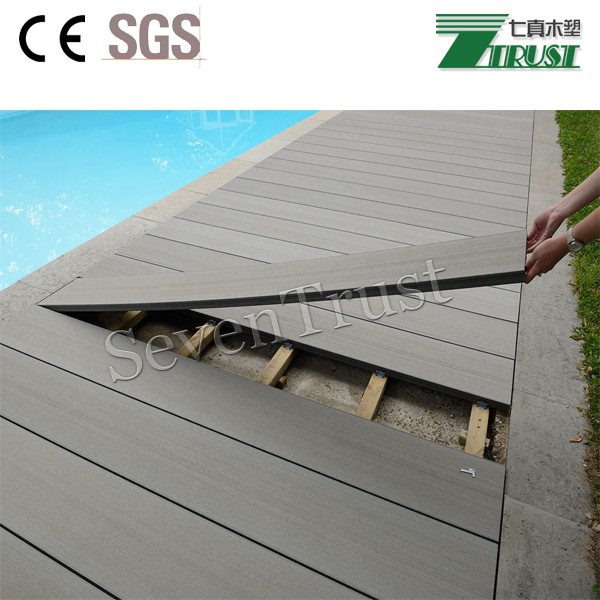 Outdoor WPC co-extrusion decking