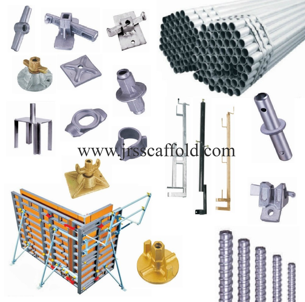 Hollow and solid scaffolding steel screw jack for construction