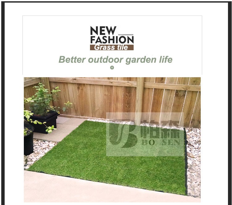 Garden interlocking outdoor Deck Grass deck Tiles