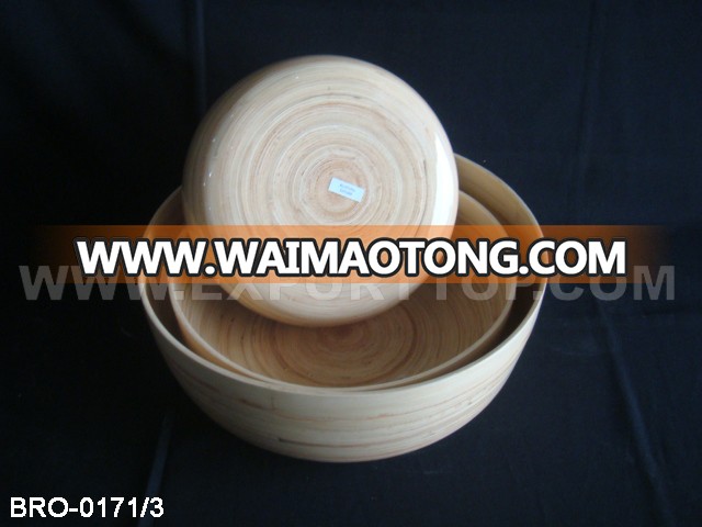 Best manufacturer of Bamboo Bowls / Press Bamboo from Vietnam( Skype: July.etop)