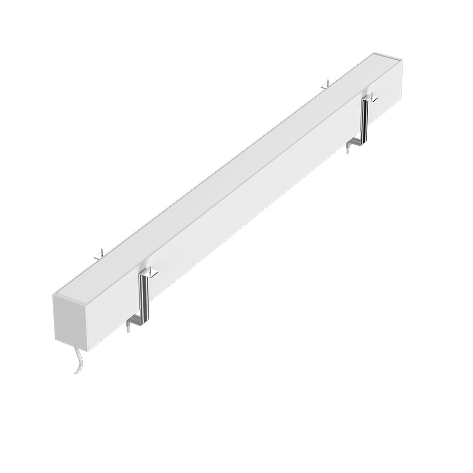 led linear hanging light, single/continuous sl10075 linear light 40 50w with premium aluminum profile