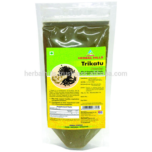 Pure Natural Trikatu Churna Powder/Piper nigrum - 100g Digestion and Metabolism