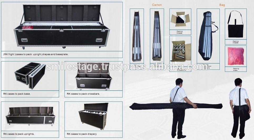 RK trade show displays pipe and drape booth wholesale pipe drape