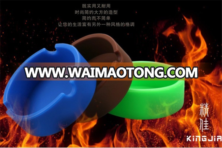 Eco-friendly Colorful Premium Custom Silicone Personalized Ashtray