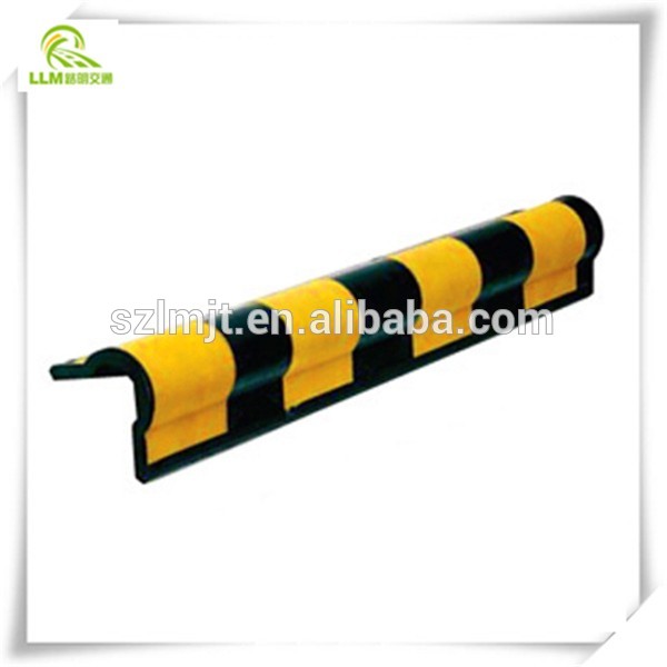 Hot sale parking lot reflective corner protector rubber corner guard